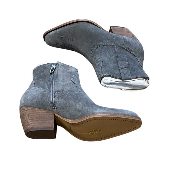 Dolce Vita Womens Silma Grey Gray Suede Mid-Calf Western Bootie Size 5.5 NEW130 - Picture 8 of 9